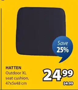 JYSK HATTEN Outdoor XL seat cushion offer