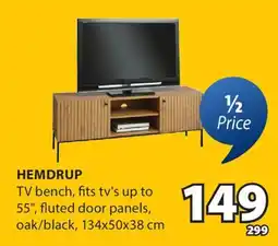 JYSK Hemdrup TV bench offer