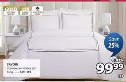 JYSK Savoir 3-piece comforter set offer