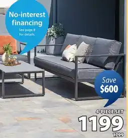 JYSK VONGE 5-person conversation set offer
