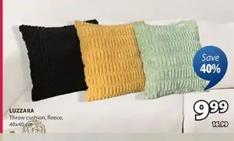 JYSK Luzzara Throw cushion, fleece offer