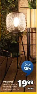 JYSK VANNRIKSE Standing lantern offer