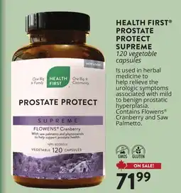 Ki Nature & Santé HEALTH FIRST PROSTATE PROTECT SUPREME offer