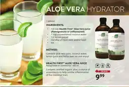 Ki Nature & Santé HEALTH FIRST ALOE VERA JUICE offer