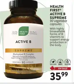 Ki Nature & Santé HEALTH FIRST ACTIVE B SUPREME offer