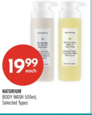 Shoppers Drug Mart NATURIUM BODY WASH offer