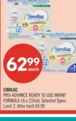 Shoppers Drug Mart SIMILAC PRO-ADVANCE READY TO USE INFANT FORMULA offer
