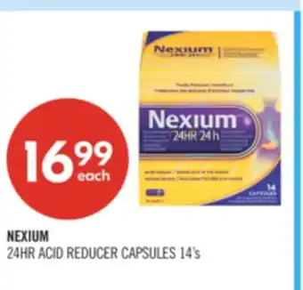Shoppers Drug Mart NEXIUM 24HR ACID REDUCER CAPSULES offer