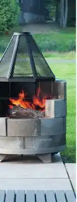 Gagnon - La Grande Quincaillerie ENSEMBLE FOYER BBQ BLOC ROND BBQ 6.5 X 13.25 X 4.5 offer