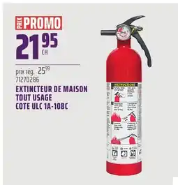 Gagnon - La Grande Quincaillerie EXTINCTEUR DE MAISON TOUT USAGE COTE ULC 1A-10BC offer