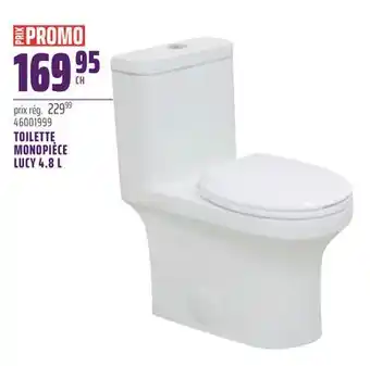 Gagnon - La Grande Quincaillerie TOILETTE MONOPIÈCE LUCY 4.8 L offer
