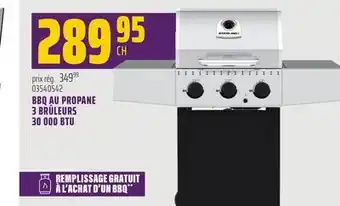 Gagnon - La Grande Quincaillerie BBQ AU PROPANE 3 BRÛLEURS 30 000 BTU STERLING offer