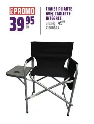 Gagnon - La Grande Quincaillerie Chaise pliante avec tablette pliante intégrée MOSS offer