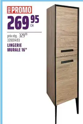 Gagnon - La Grande Quincaillerie LINGERIE MURALE 16 CDC TECH offer