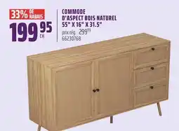 Gagnon - La Grande Quincaillerie COMMODE D'ASPECT BOIS NATUREL 55 X 16 X 31.5 SAFDIE offer