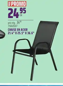 Gagnon - La Grande Quincaillerie CHAISE EN ACIER 21.4 X 25.5 X 36.6 offer