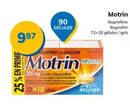 Accès pharma Motrin Ibuprofen offer