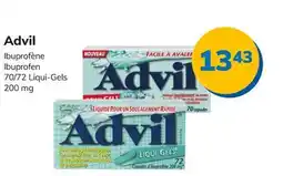 Accès pharma Advil Ibuprofen 70/72 Liqui-Gels offer