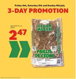 Matériaux Pont Masson Cedar Mulch - 2 cu. ft. Natural offer