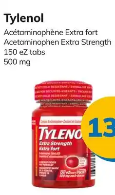 Accès pharma Tylenol Acetaminophen Extra Strength offer