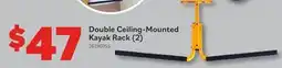 Matériaux Pont Masson Double Ceiling-Mounted Kayak Rack (2) offer