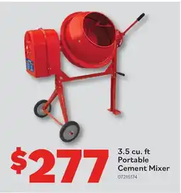 Matériaux Pont Masson 3.5 cu. ft Portable Cement Mixer offer