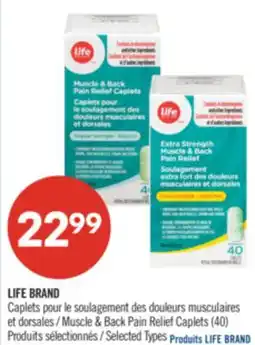 Pharmaprix LIFE BRAND Muscle & Back Pain Relief Caplets offer