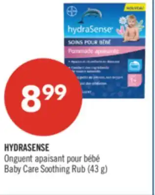 Pharmaprix HYDRASENSE Baby Care Soothing Rub offer
