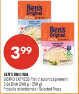 Pharmaprix BEN'S ORIGINAL BISTRO EXPRESS Side Dish offer