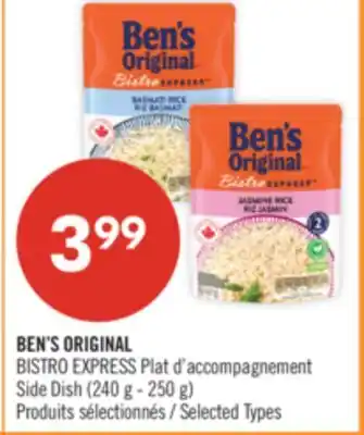Pharmaprix BEN'S ORIGINAL BISTRO EXPRESS Side Dish offer
