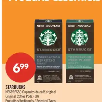Pharmaprix STARBUCKS Original Coffee Pods (10) offer
