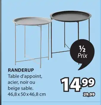 JYSK Table d'appoint RANDERUP offer