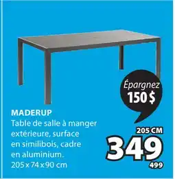 JYSK Table de salle à manger extérieure MADERUP offer