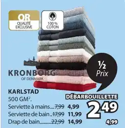 JYSK KARLSTAD 500 GM Serviette à mains offer