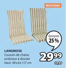 JYSK Coussin de chaise LANGMOSE offer