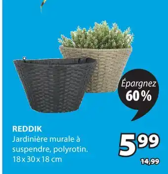 JYSK Jardinière murale à suspendre REDDIK offer