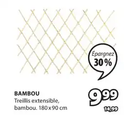 JYSK Treillis Extensible BAMBOU offer