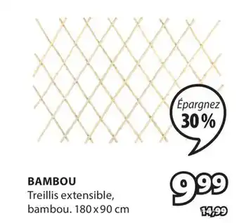 JYSK Treillis Extensible BAMBOU offer