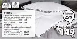 JYSK ORBORG Couette naturelle offer