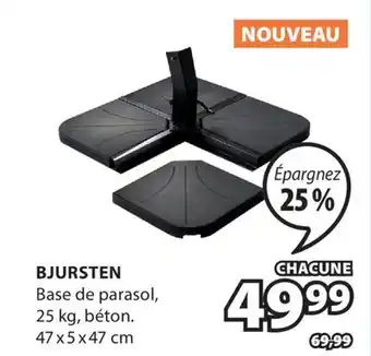 JYSK BJURSTEN Base de parasol offer