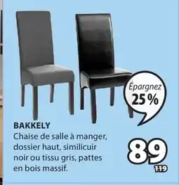 JYSK Chaise de salle à manger BAKKELY offer