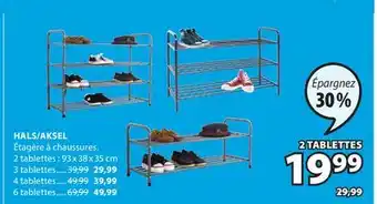 JYSK Étagère à chaussures HALS/AKSEL offer