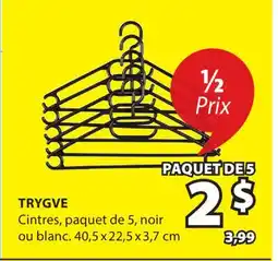 JYSK Cintres TRYGVE offer