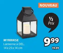 JYSK Lanterne à DEL MYRRIKSE offer