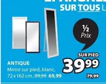 JYSK Miroir sur pied ANTIQUE offer