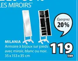 JYSK Armoire à bijoux MILANIA offer
