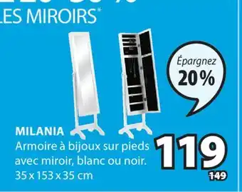 JYSK Armoire à bijoux MILANIA offer