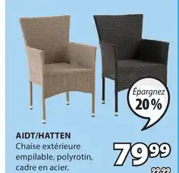 JYSK Chaise extérieure empilable AIDT/HATTEN offer