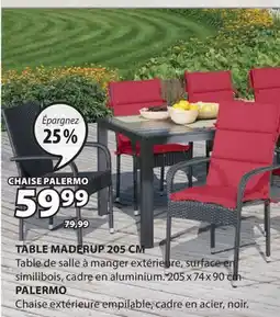 JYSK Table de Table Maderup 205 CM offer