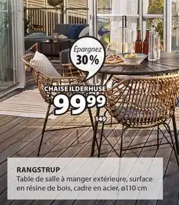 JYSK Table de Salle à manger extérieure Rangstrup offer